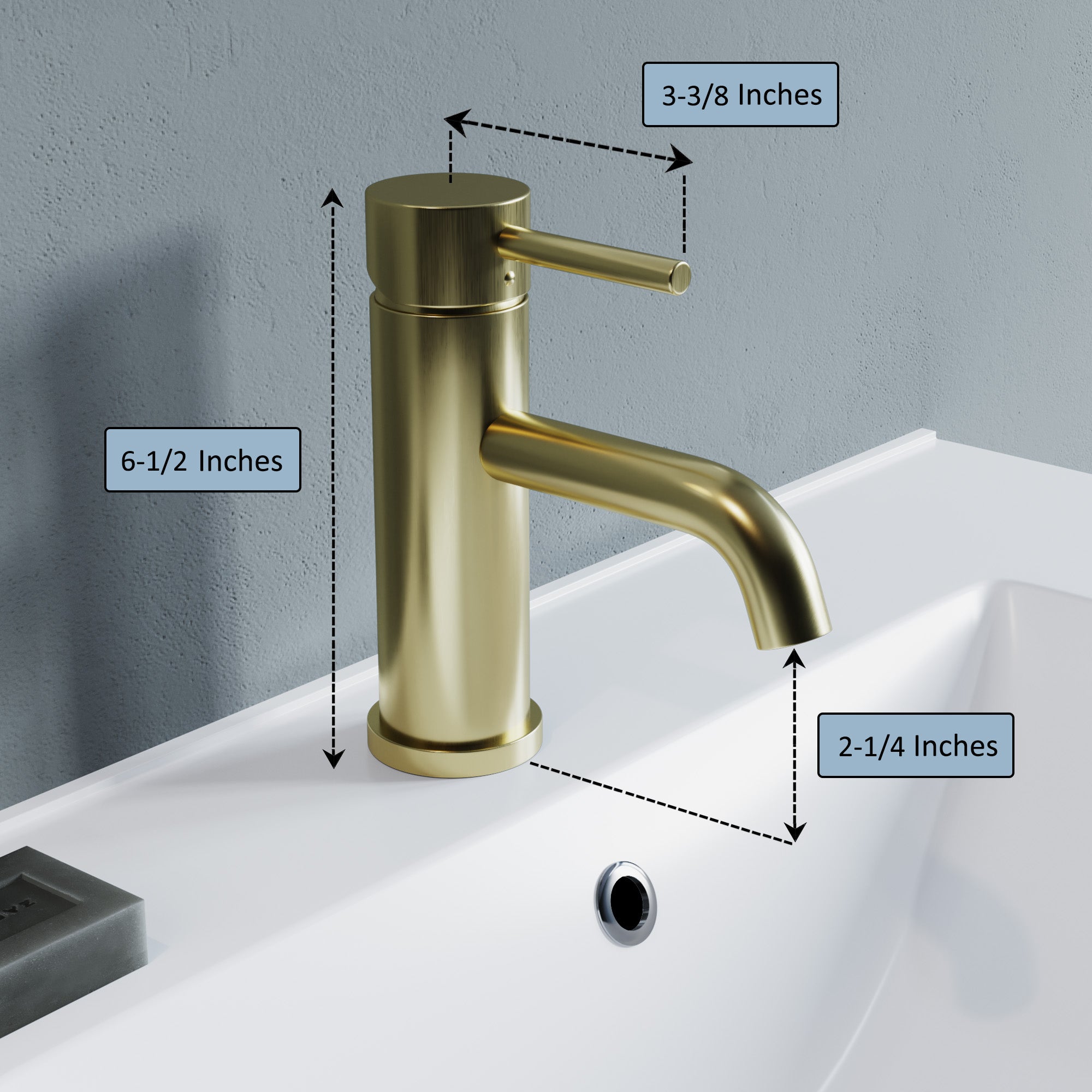 Single Handle Lavatory Faucet - 8001 011