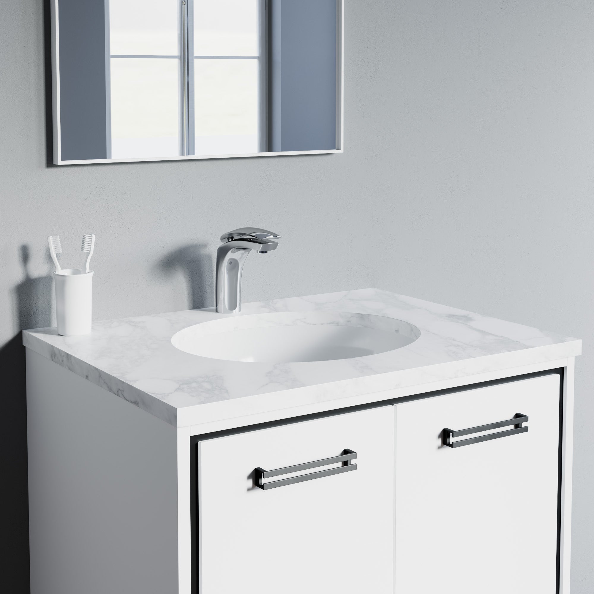 Single Handle Lavatory Faucet - 8001 017