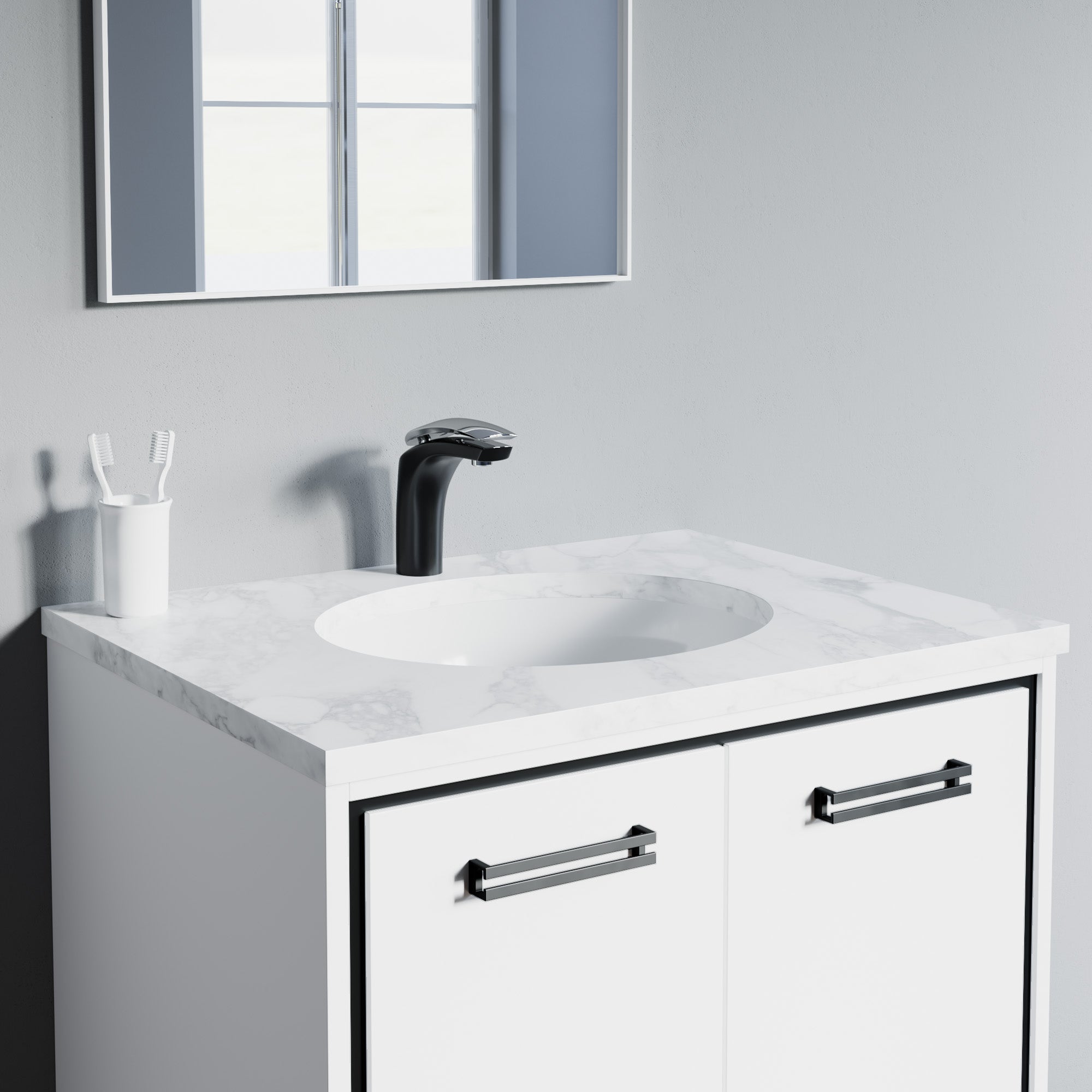 Single Handle Lavatory Faucet - 8001 017