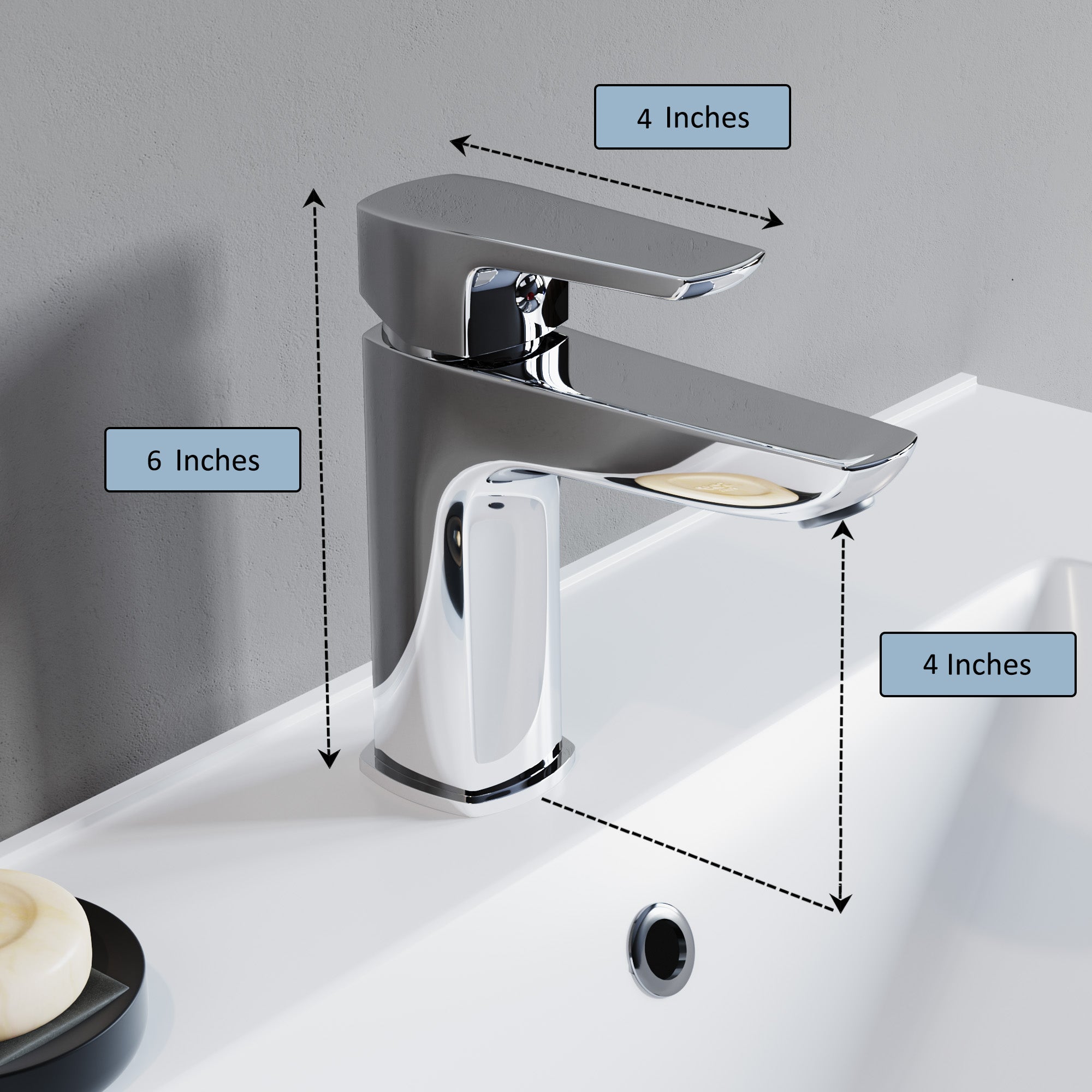 Single Handle Lavatory Faucet - 8001 021