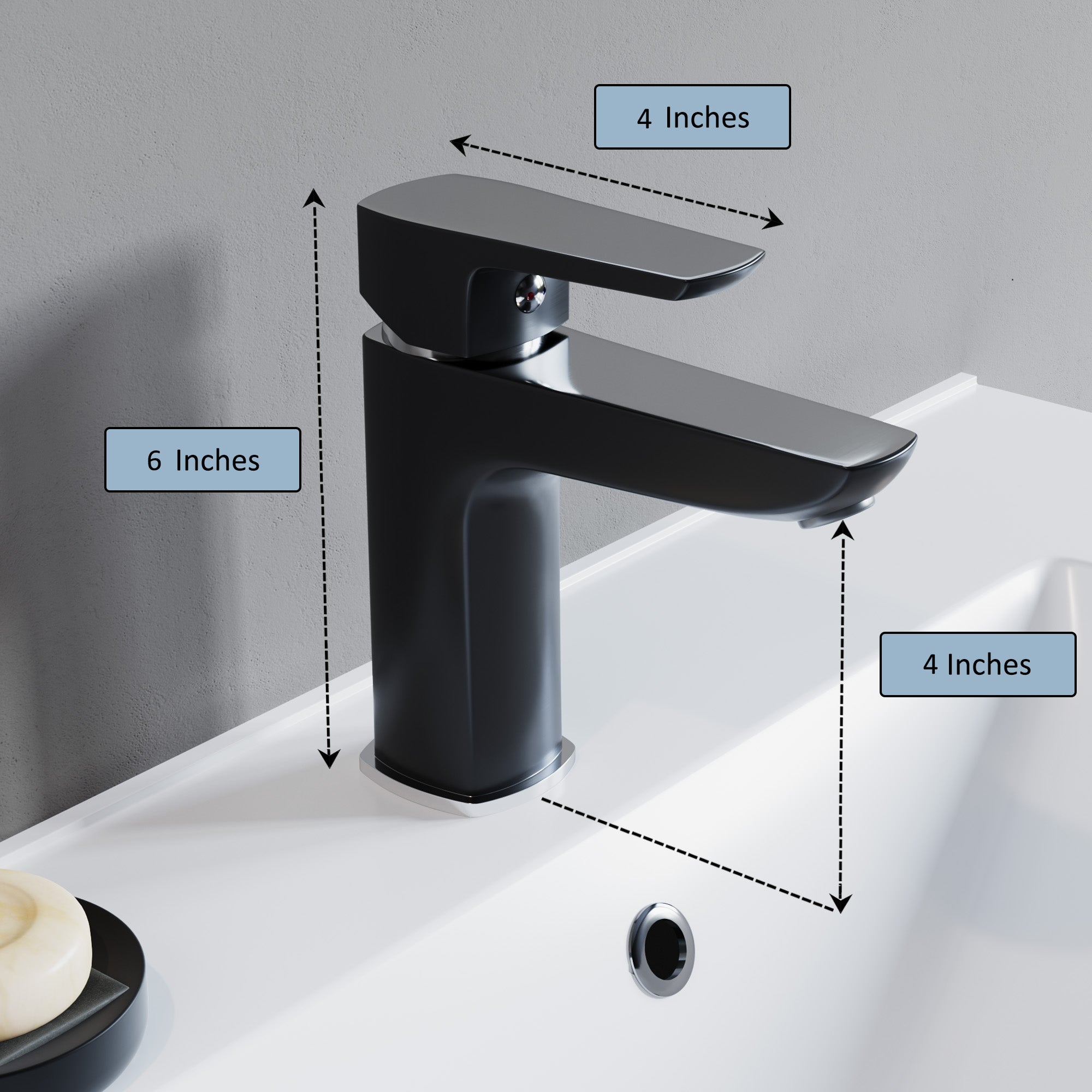 Single Handle Lavatory Faucet - 8001 021