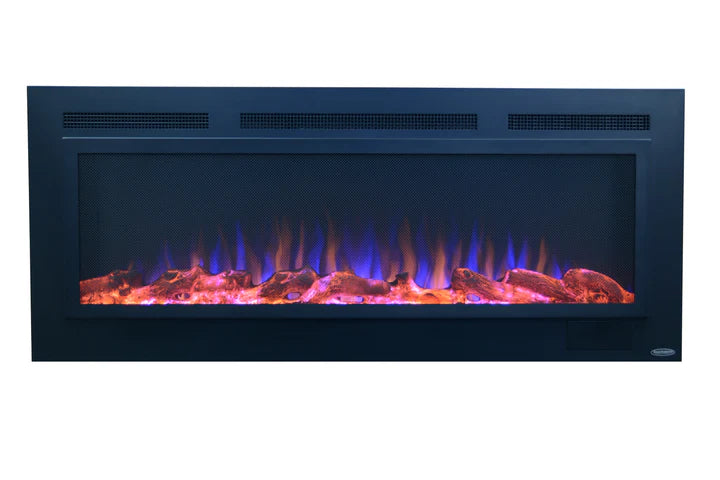 Touchstone Sideline Steel® 50" Recessed Electric Fireplace with Heat – 80013