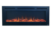 Touchstone Sideline Steel® 50" Recessed Electric Fireplace with Heat – 80013
