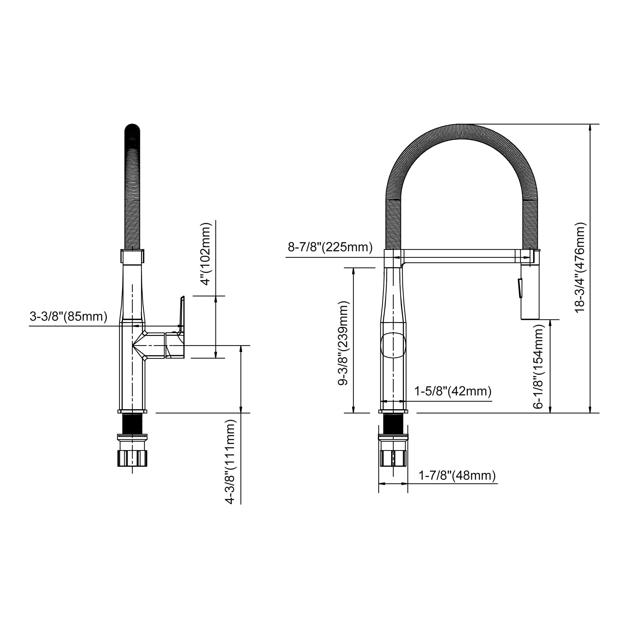 Single Handle Kitchen Faucet - 8002 016 01