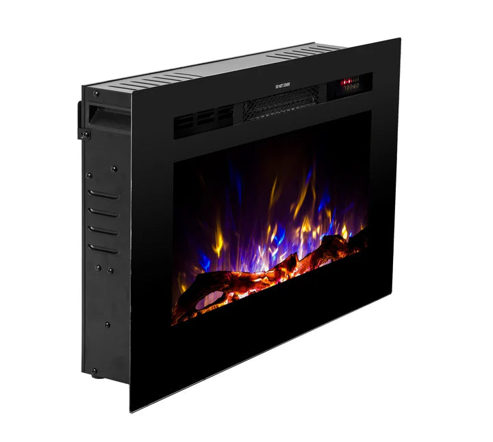 Touchstone Sideline® 28" Recessed Smart Electric Fireplace with Heat – 80028