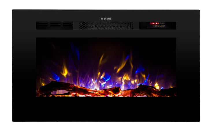 Touchstone Sideline® 28" Recessed Smart Electric Fireplace with Heat – 80028