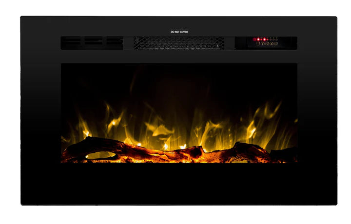 Touchstone Sideline® 28" Recessed Smart Electric Fireplace with Heat – 80028