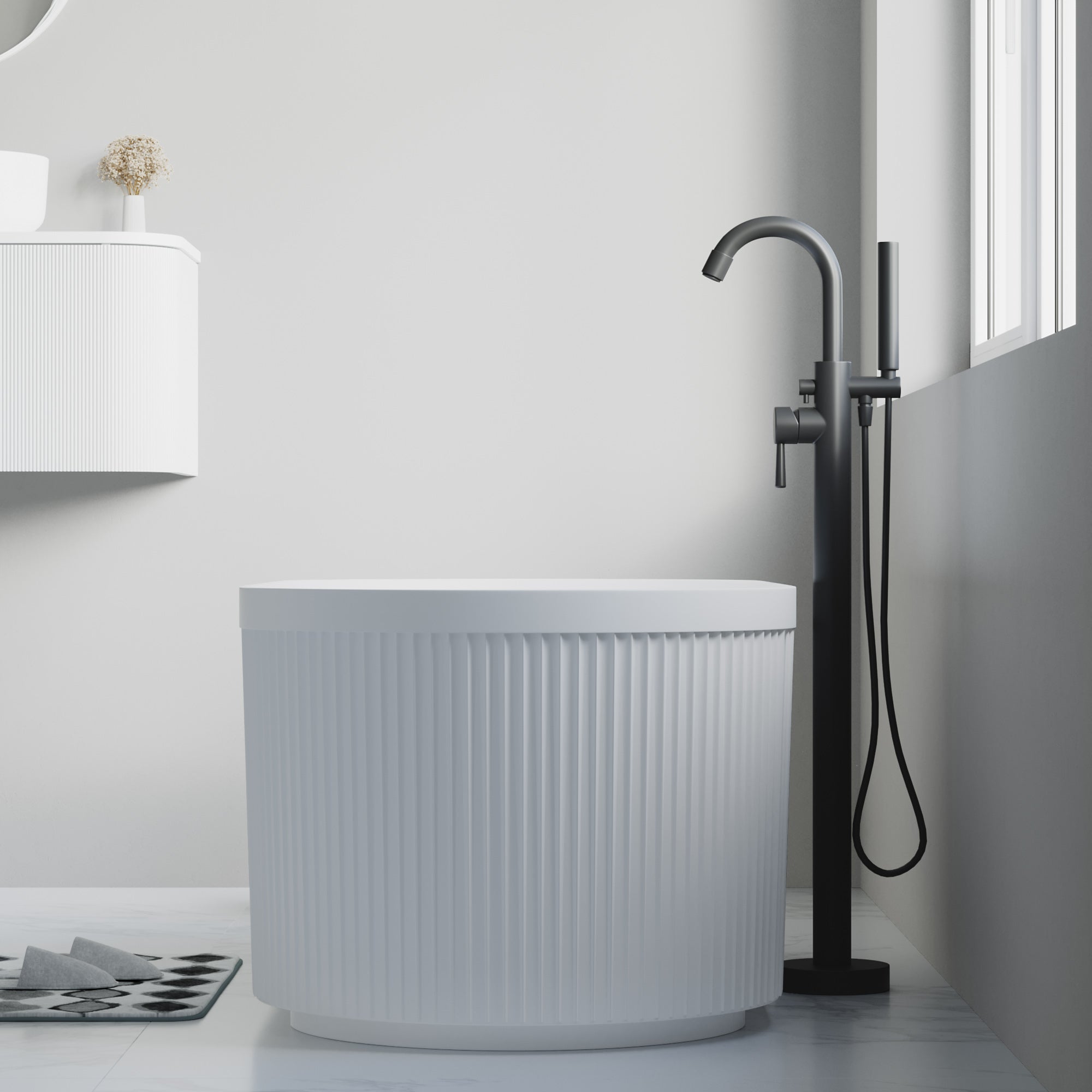Freestanding Tub Faucet and Hand Shower - 8003 001