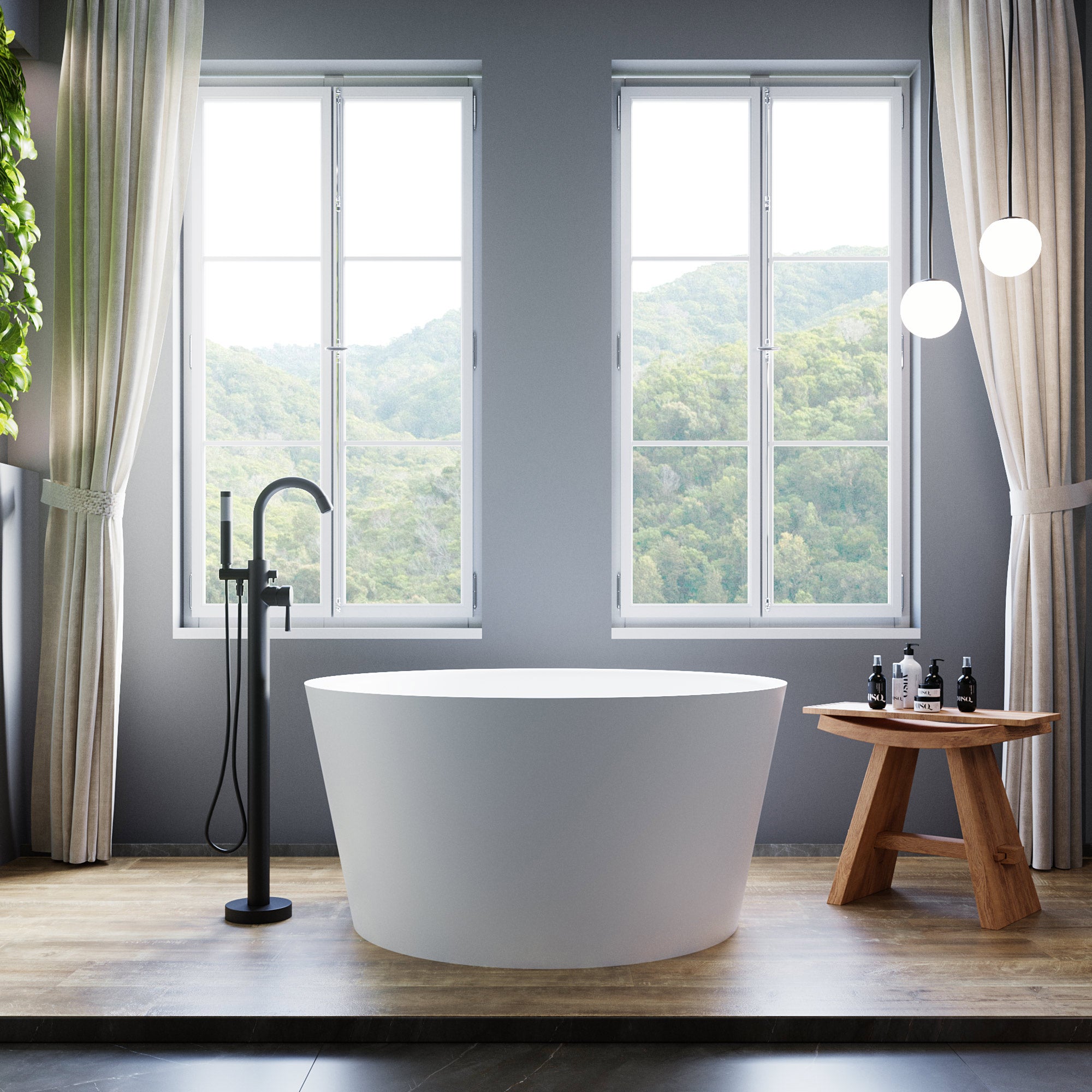 Freestanding Tub Faucet and Hand Shower - 8003 001