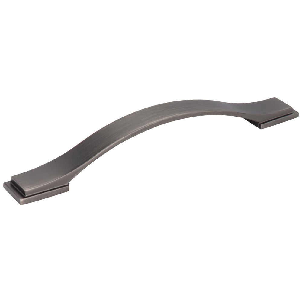 Hardware Resources 96 mm Center-to-Center Satin Nickel Strap Mirada Cabinet Pull