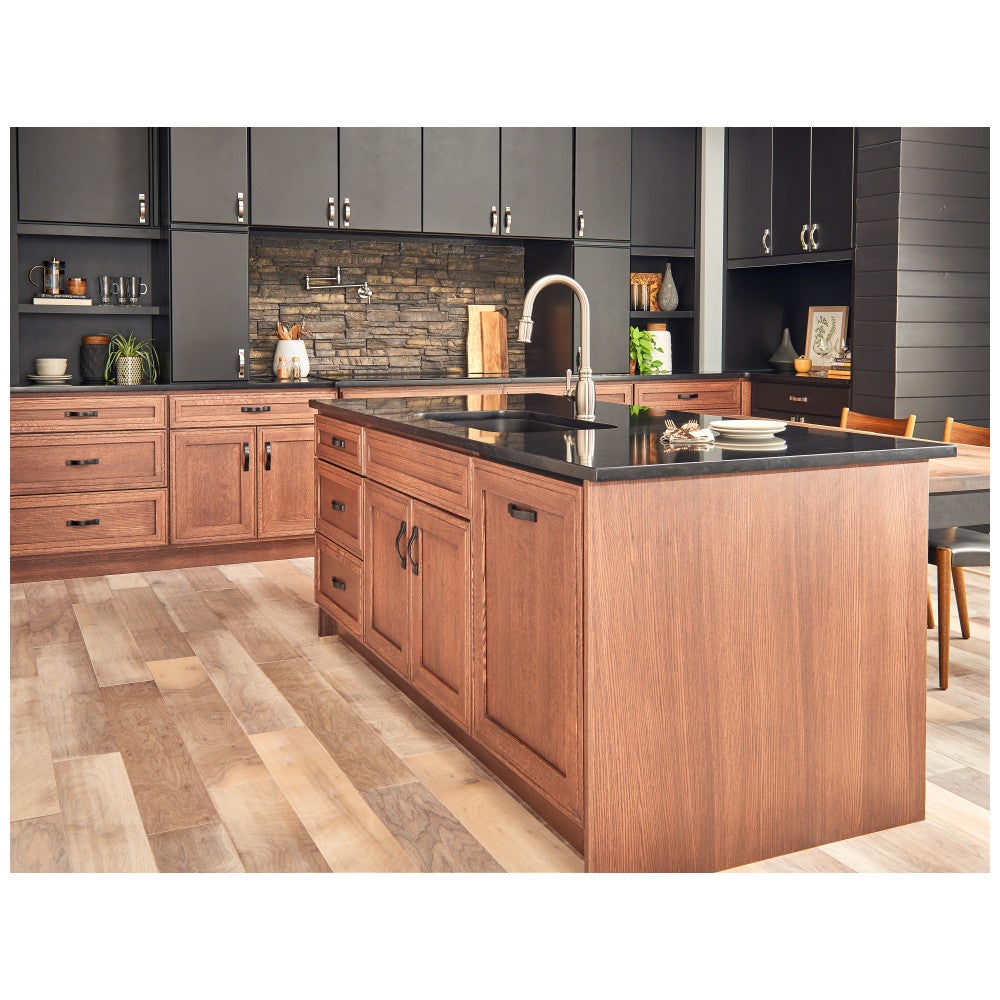 Hardware Resources 96 mm Center-to-Center Satin Nickel Strap Mirada Cabinet Pull