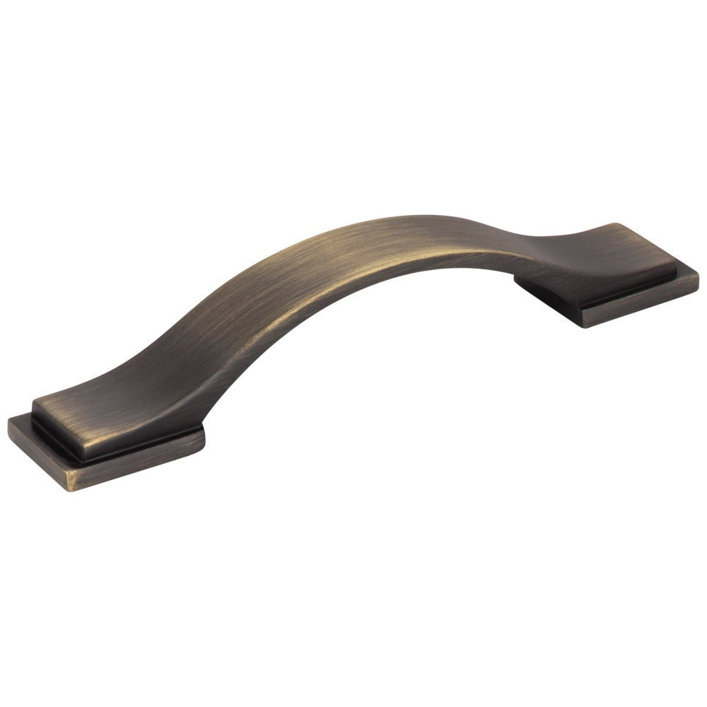 Hardware Resources 96 mm Center-to-Center Satin Nickel Strap Mirada Cabinet Pull