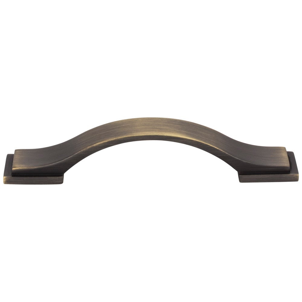 Hardware Resources 96 mm Center-to-Center Satin Nickel Strap Mirada Cabinet Pull