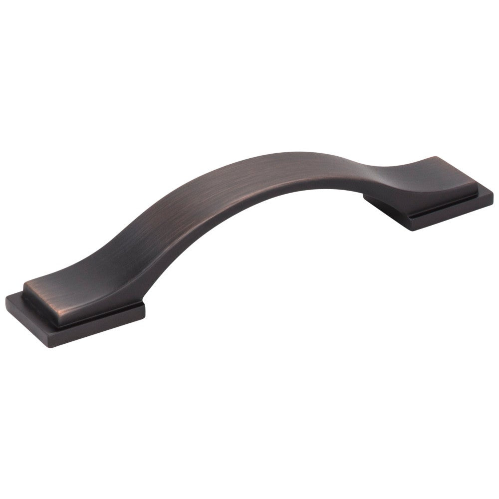Hardware Resources 96 mm Center-to-Center Satin Nickel Strap Mirada Cabinet Pull