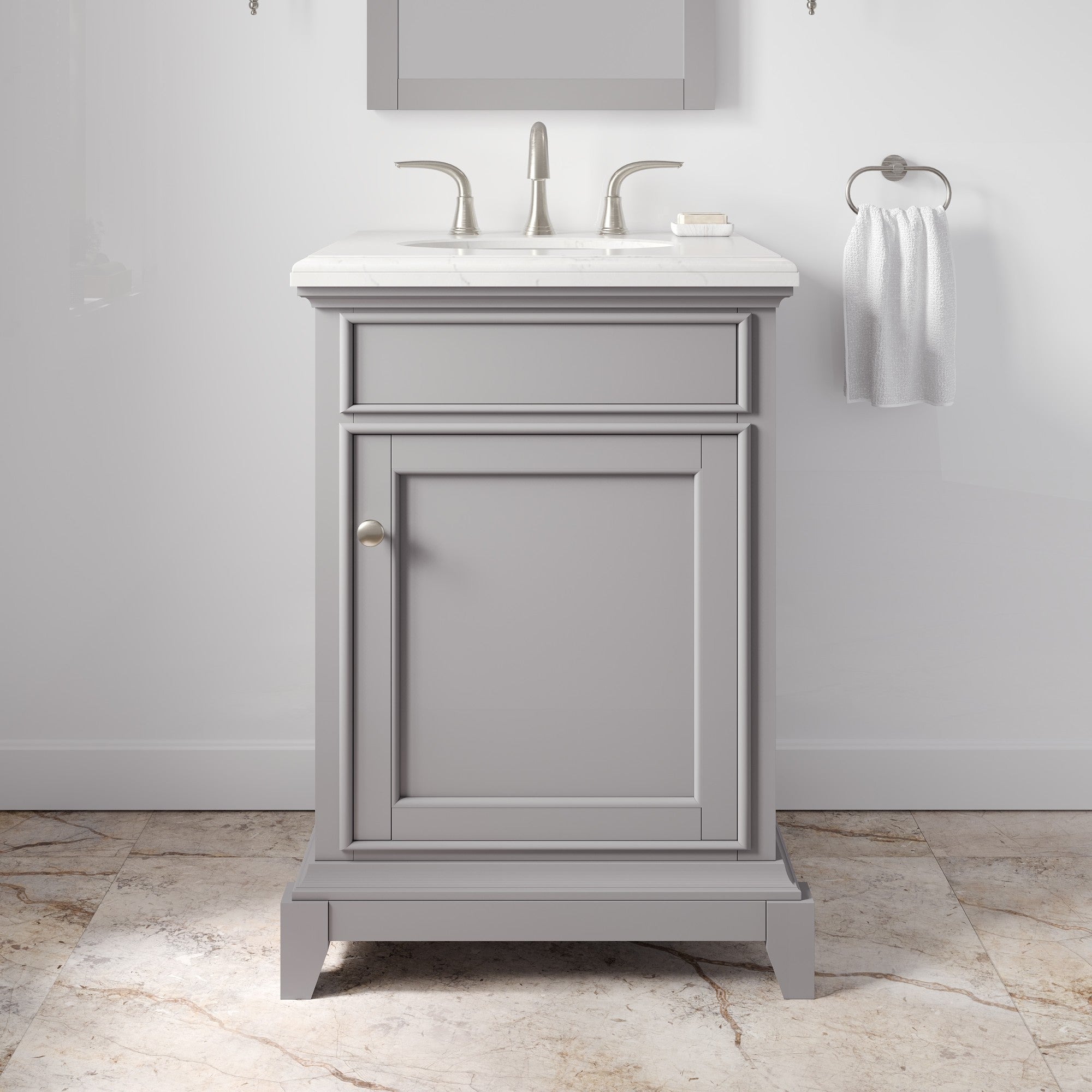 Eviva Elite Stamford Bath Vanity with Counter Top and Undermount Porcelain Sink (24"-72")