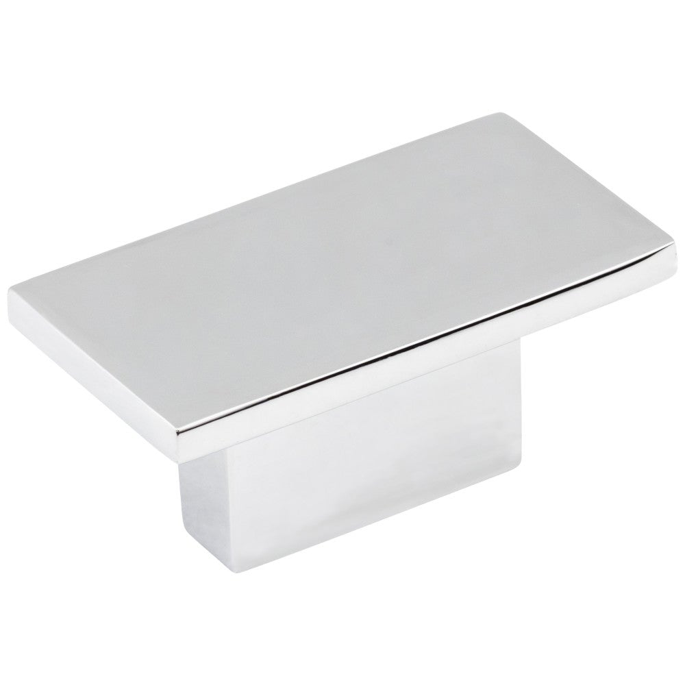 Hardware Resources 1-9/16" Overall Length Satin Nickel Rectangle Mirada Cabinet Knob
