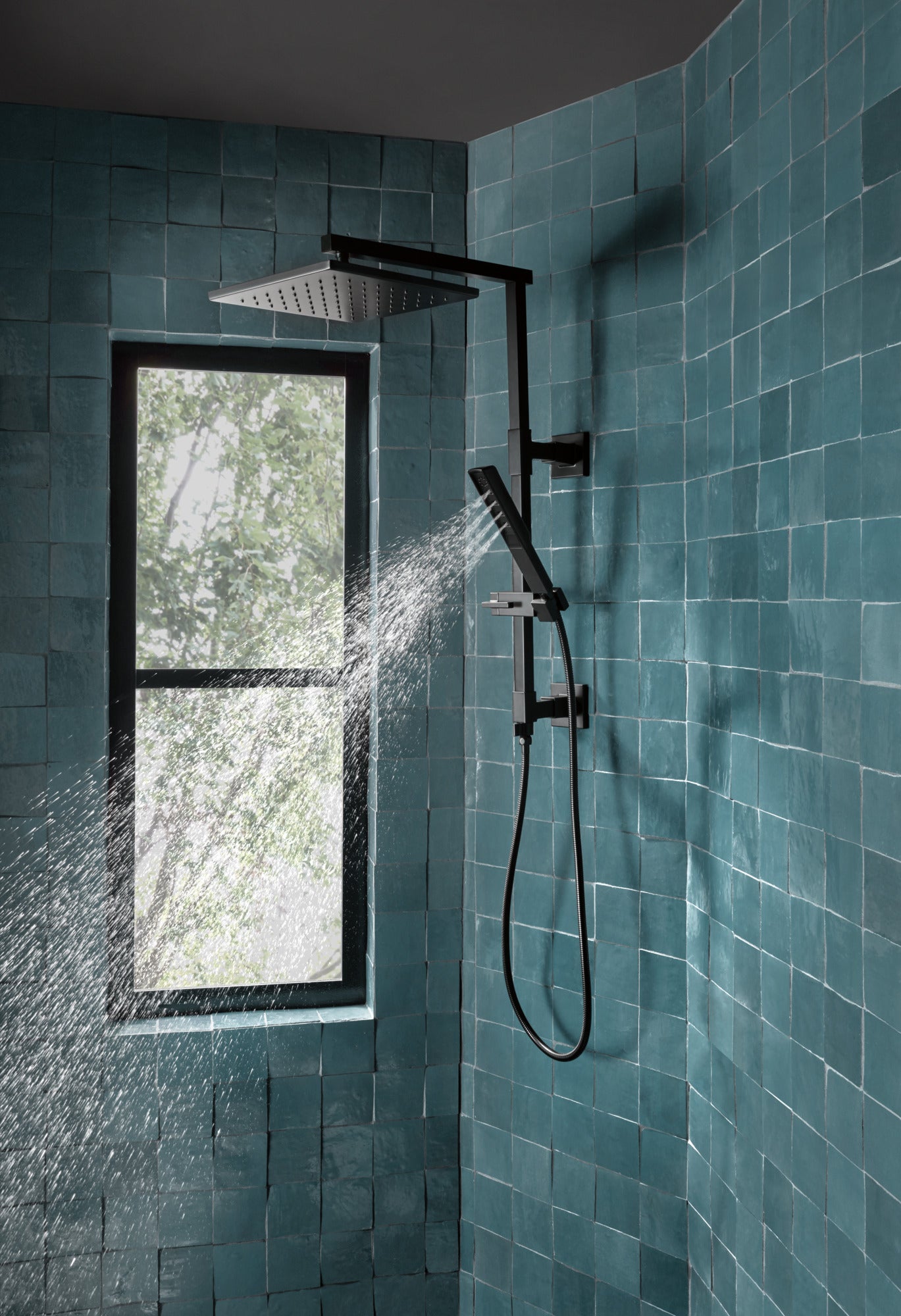 Brizo Essential™ Shower 12" Linear Square Single-Function Raincan Shower Head - 1.75 GPM