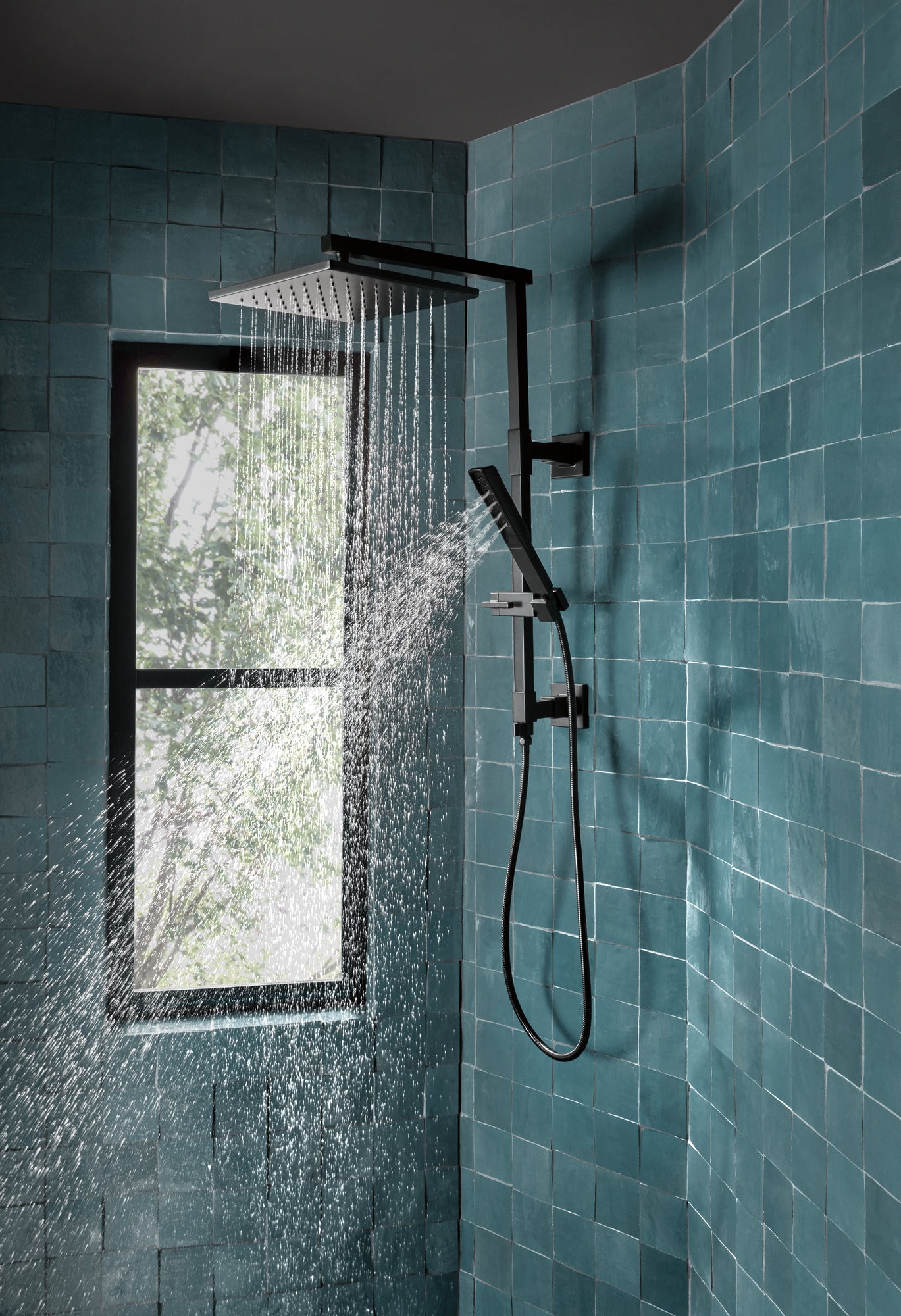 Brizo Essential™ Shower 12" Linear Square Single-Function Raincan Shower Head - 1.75 GPM