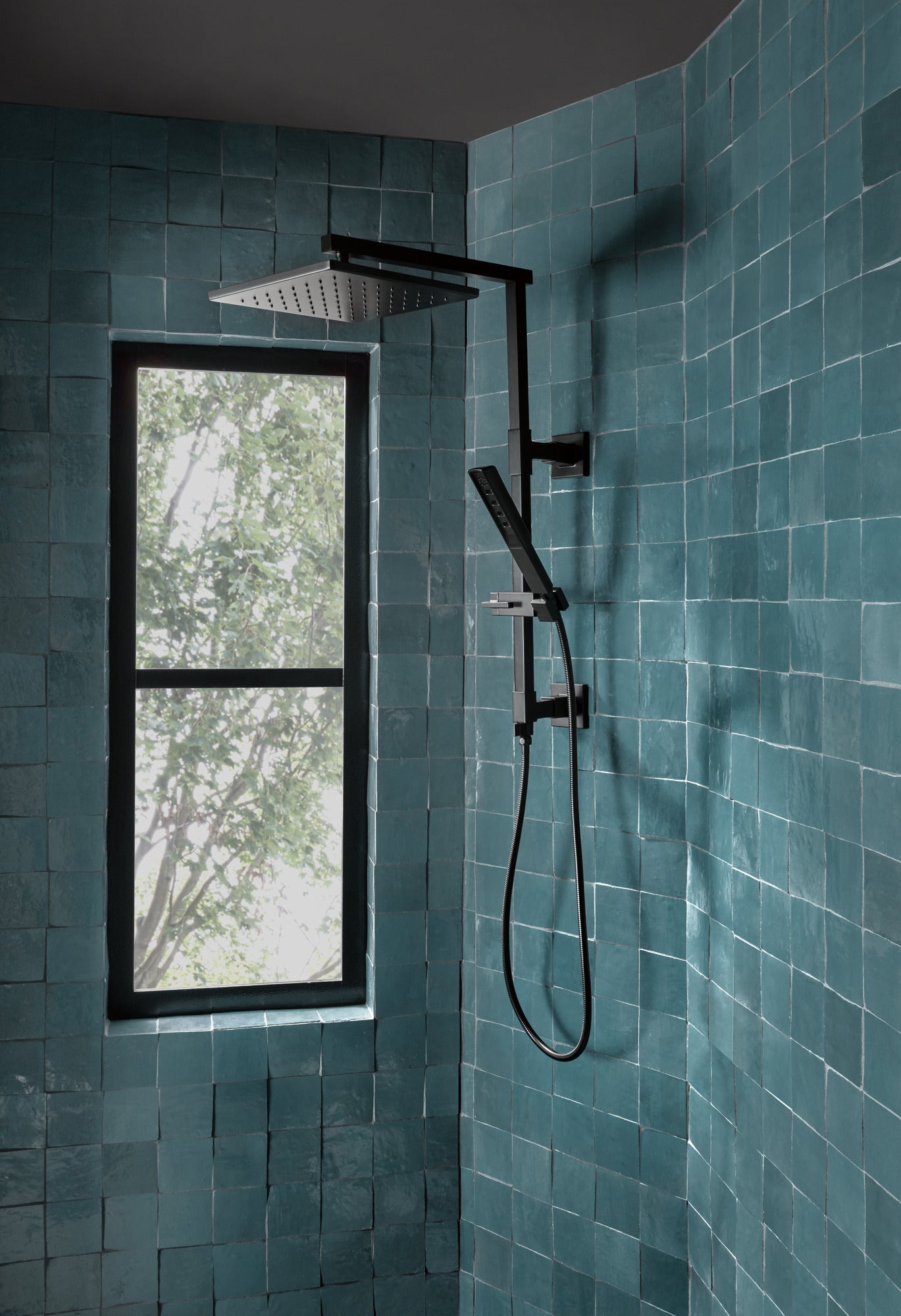 Brizo Essential™ Shower 12" Linear Square Single-Function Raincan Shower Head - 1.75 GPM