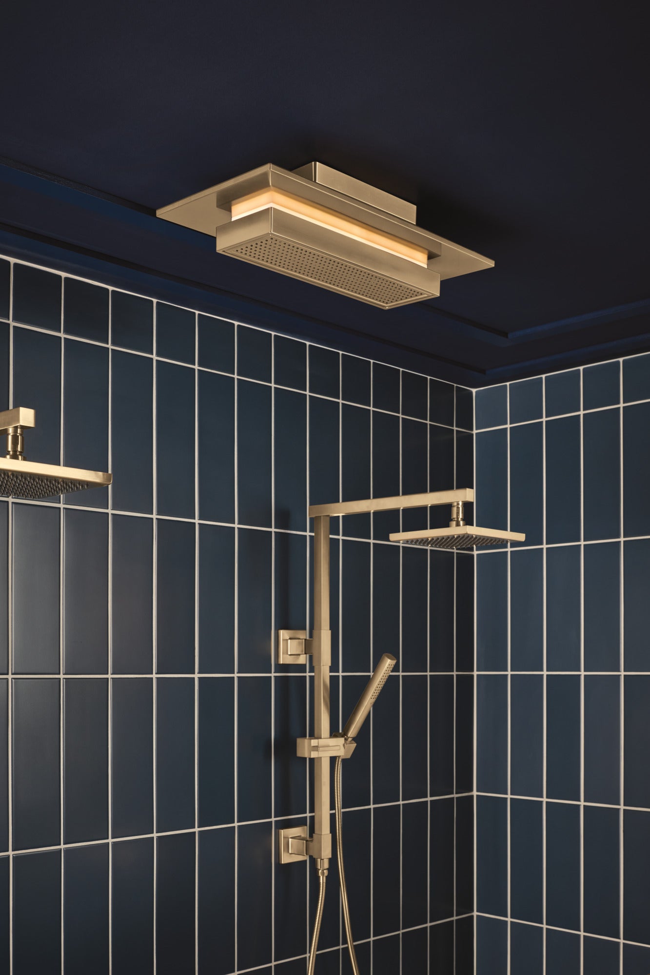 Brizo Frank Lloyd Wright® 21” Single-Function Raincan Shower Head with Integrated Lighting - 1.75 GPM