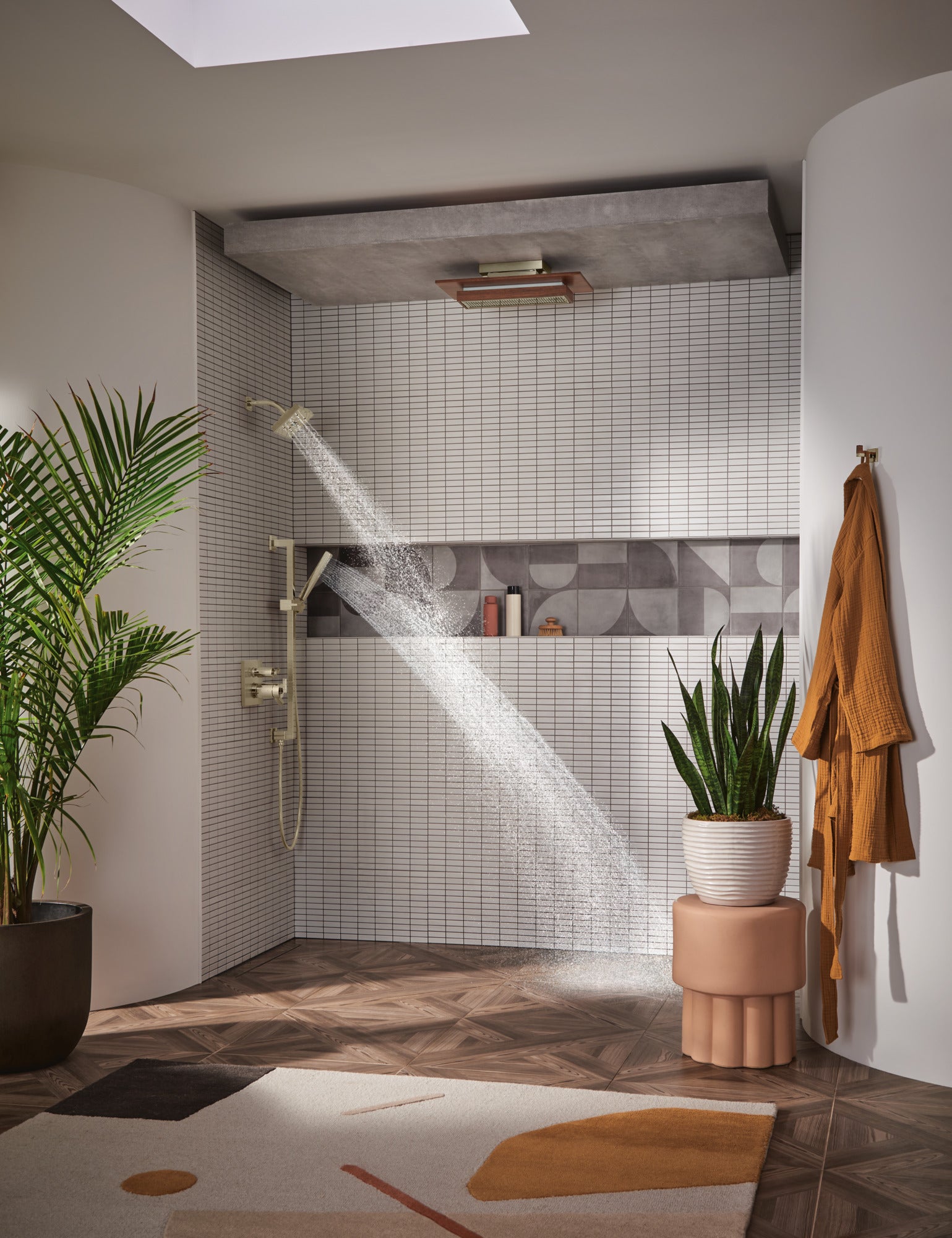 Brizo Frank Lloyd Wright® TempAssure® Thermostatic Valve with 6-Function Integrated Diverter Trim - Less Handles
