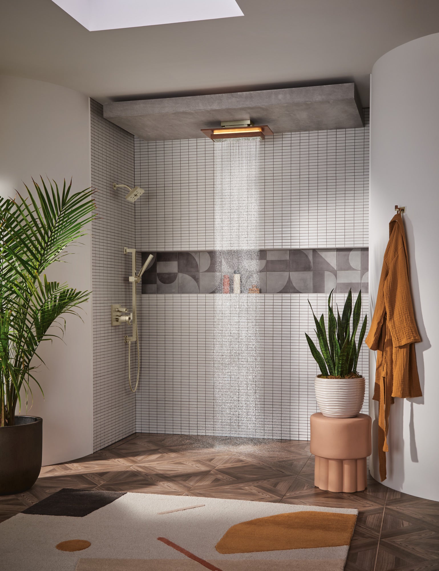 Brizo Frank Lloyd Wright® TempAssure® Thermostatic Valve with 6-Function Integrated Diverter Trim - Less Handles