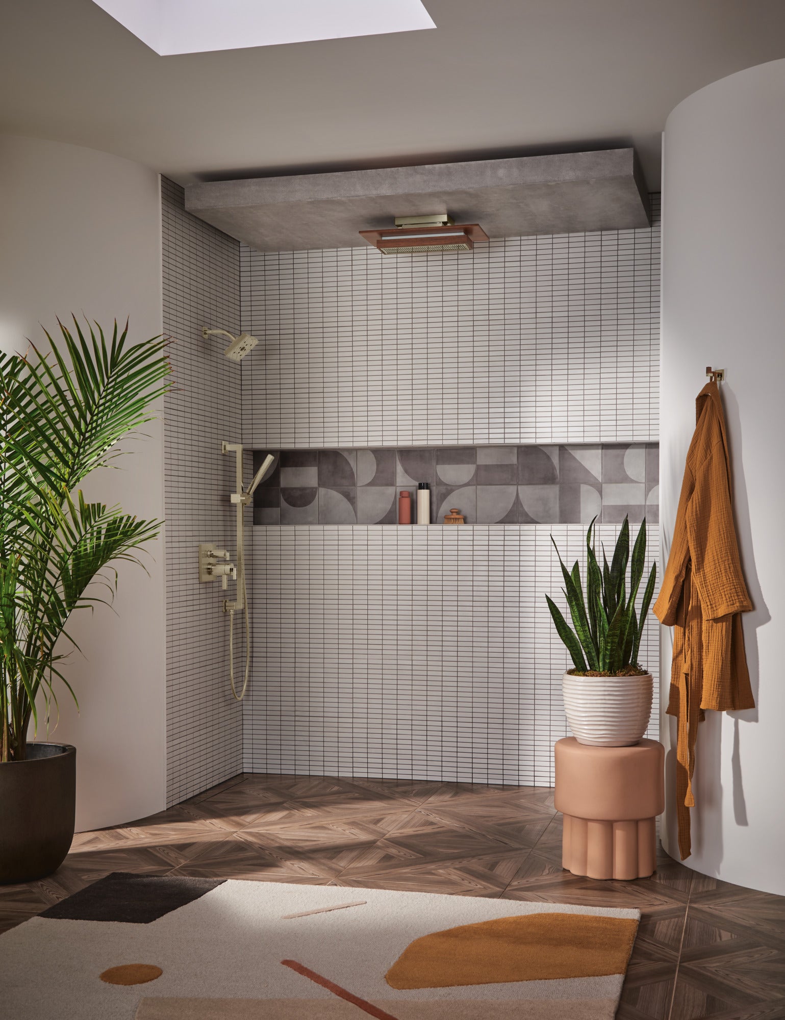 Brizo Frank Lloyd Wright® TempAssure® Thermostatic Valve with Integrated Diverter Trim Lever Handle Kit