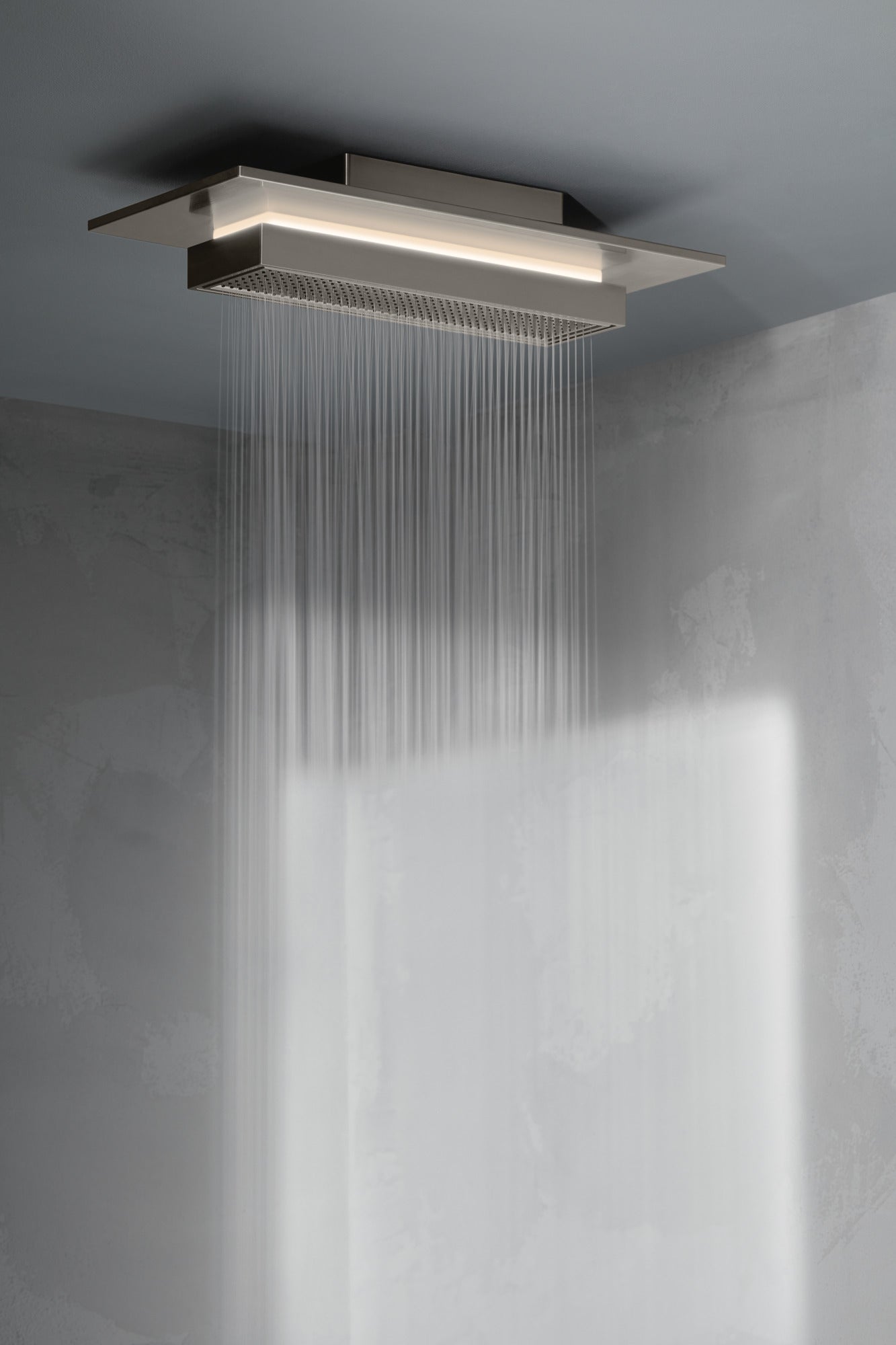 Brizo Frank Lloyd Wright® 21” Single-Function Raincan Shower Head with Integrated Lighting - 2.5 GPM