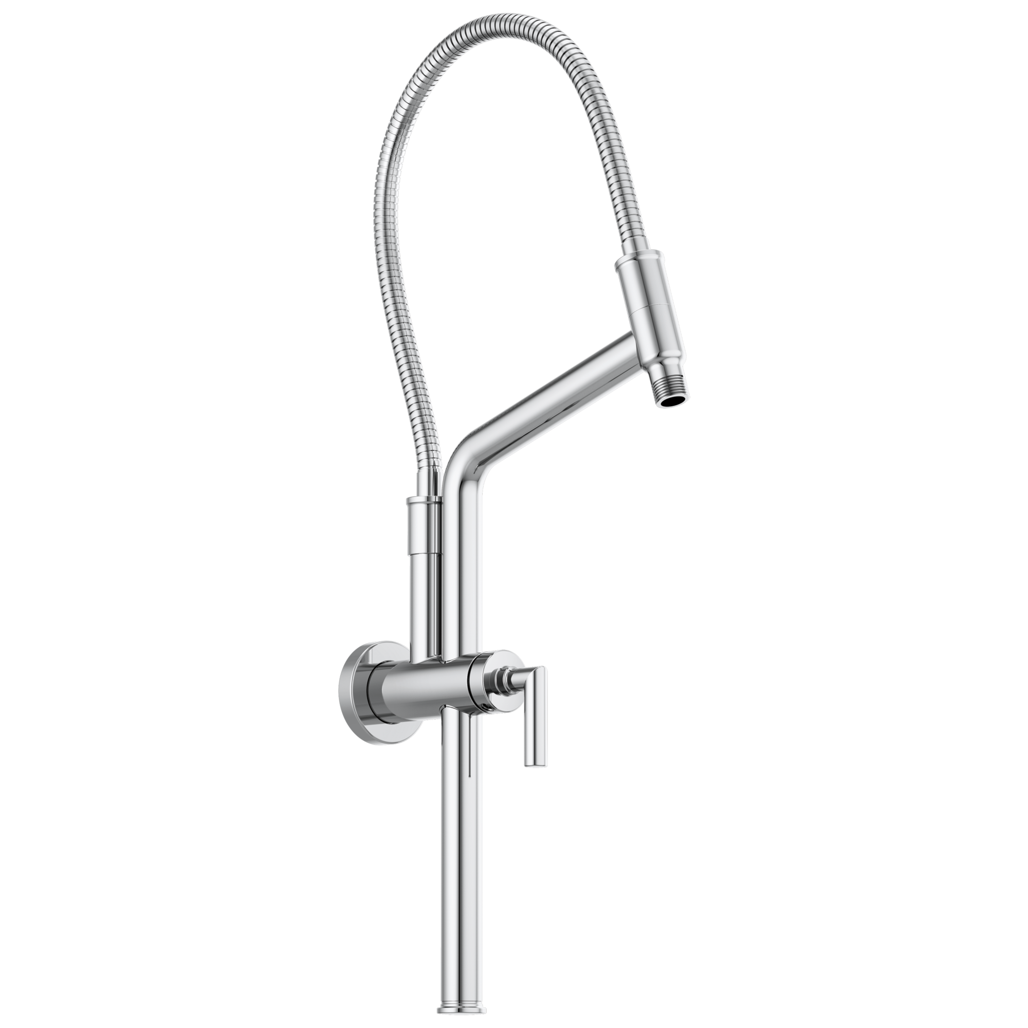 Brizo Essential™ Shower 10 7/16" Linear Round Slide Bar Shower Arm And Flange