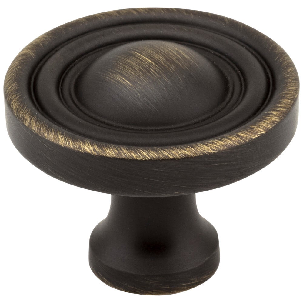 Hardware Resources 1-3/8" Diameter Satin Nickel Round Bella Cabinet Knob