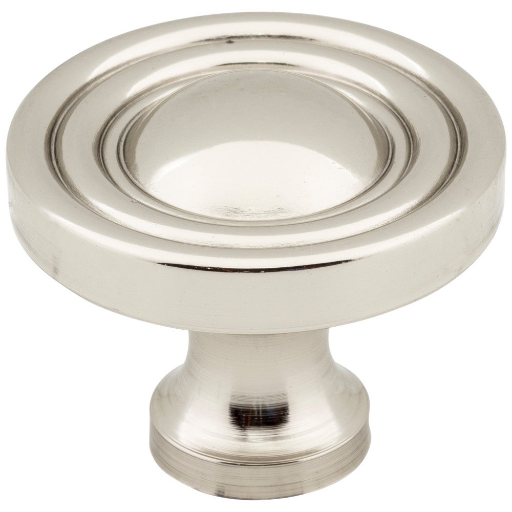 Hardware Resources 1-3/8" Diameter Satin Nickel Round Bella Cabinet Knob