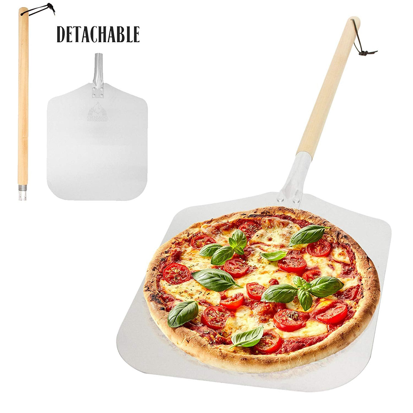 Master Pack (20) - Pizza Peel | Detachable Wood Handle