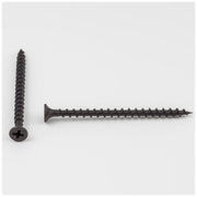 Hardware Resources #8 x 2 1/2" Black Phosphate Phillips Drive Coarse Thread Bugle Head Drywall Screw Sold by the Keg
