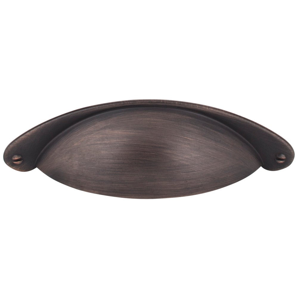Hardware Resources 3" Center-to-Center Satin Nickel Lyon Cabinet Cup Pull