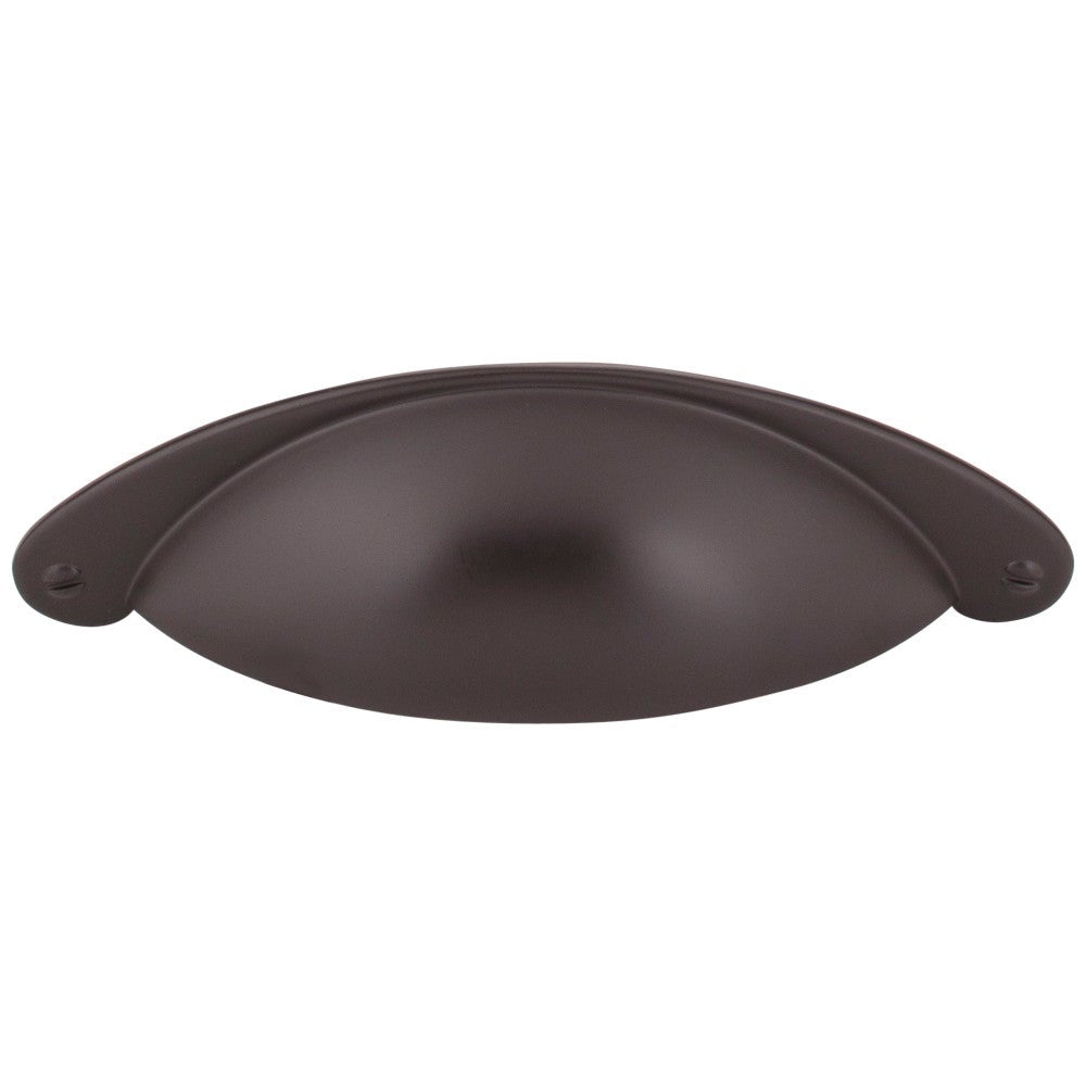 Hardware Resources 3" Center-to-Center Satin Nickel Lyon Cabinet Cup Pull