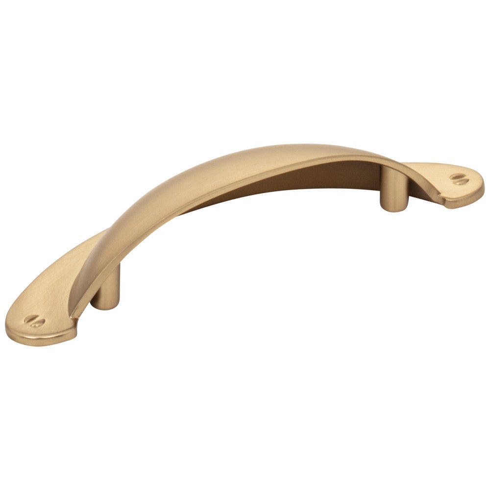 Hardware Resources 3" Center-to-Center Satin Nickel Lyon Cabinet Cup Pull