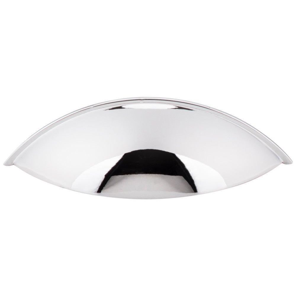 Hardware Resources 96 mm Center-to-Center Satin Nickel Bordeaux Cabinet Cup Pull