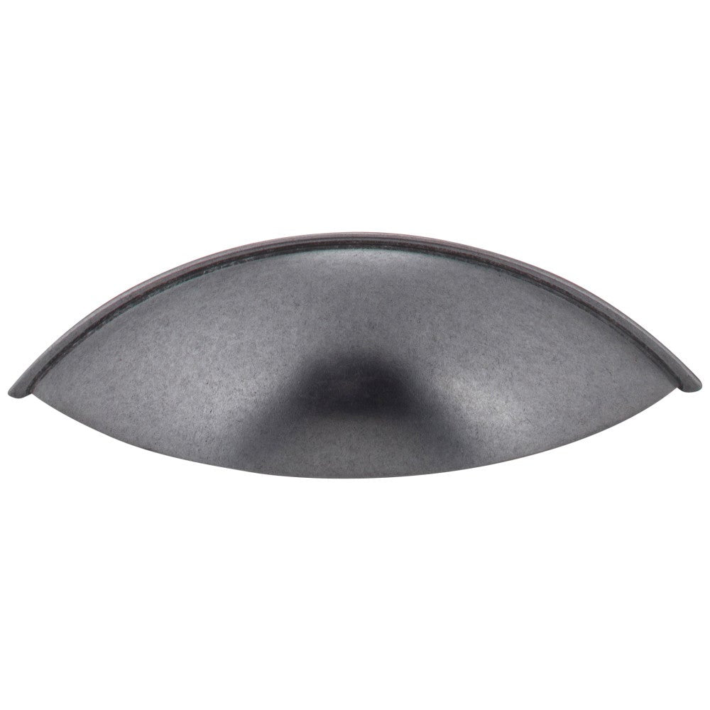 Hardware Resources 96 mm Center-to-Center Satin Nickel Bordeaux Cabinet Cup Pull