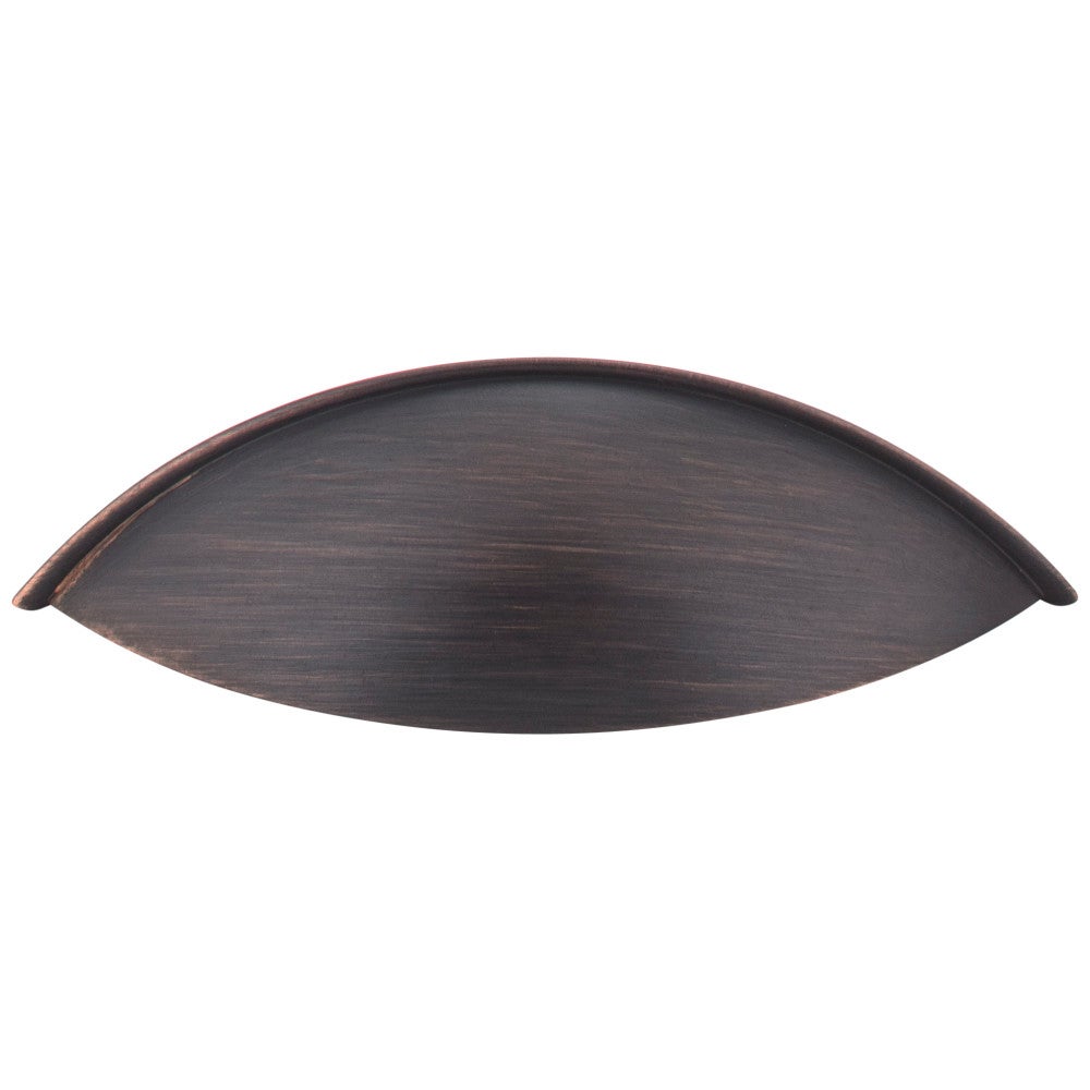 Hardware Resources 96 mm Center-to-Center Satin Nickel Bordeaux Cabinet Cup Pull