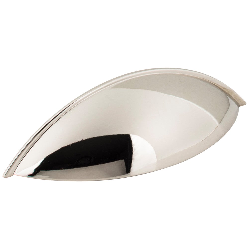 Hardware Resources 96 mm Center-to-Center Satin Nickel Bordeaux Cabinet Cup Pull