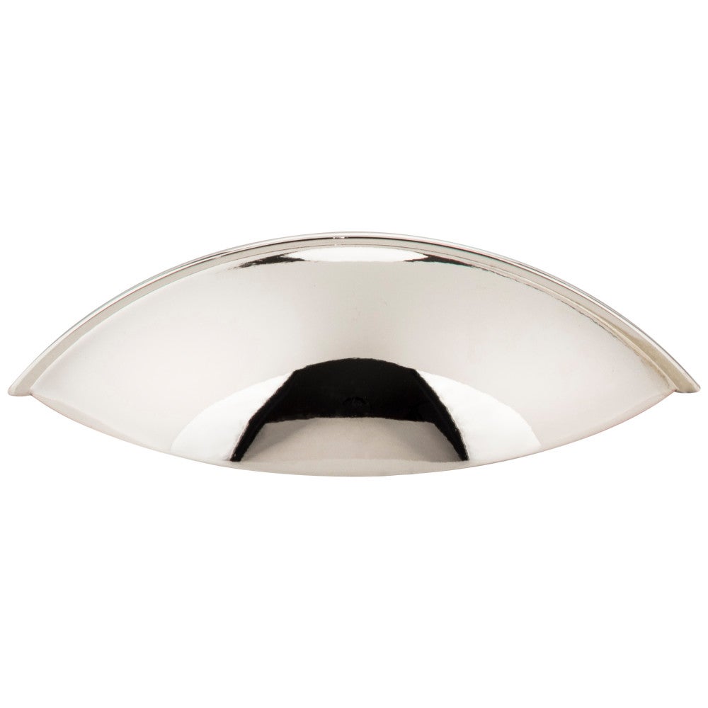 Hardware Resources 96 mm Center-to-Center Satin Nickel Bordeaux Cabinet Cup Pull