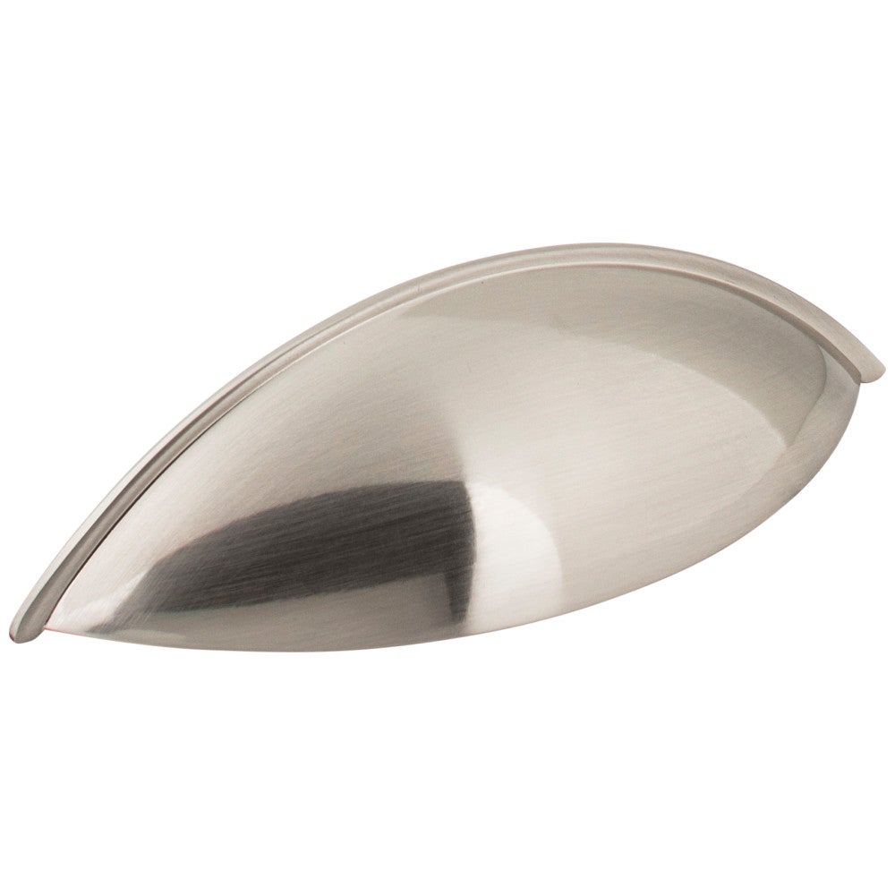 Hardware Resources 96 mm Center-to-Center Satin Nickel Bordeaux Cabinet Cup Pull