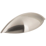 Hardware Resources 96 mm Center-to-Center Satin Nickel Bordeaux Cabinet Cup Pull