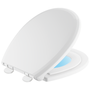 Delta Sanborne® Round Front Slow-Close / Quick-Release Nightlight Family Seat