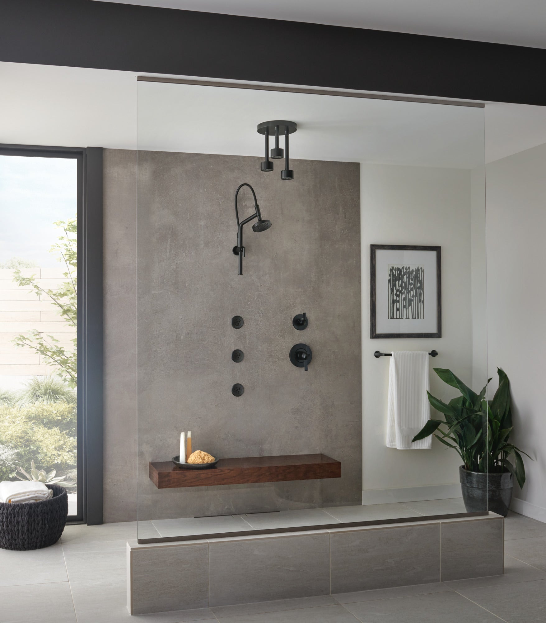 Brizo Essential™ Shower 5" Linear Round Single-Function Wall Mount Shower Head - 1.75 GPM