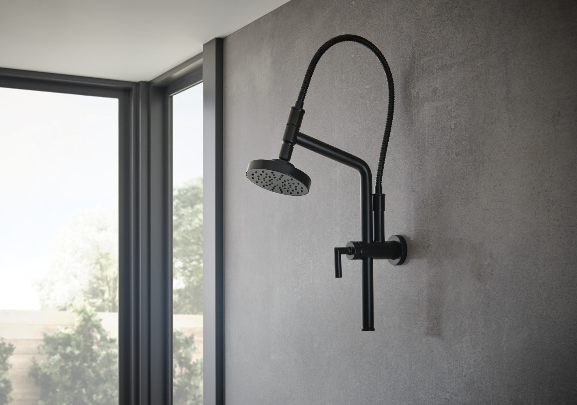Brizo Essential™ Shower 5" Linear Round Single-Function Wall Mount Shower Head - 1.75 GPM