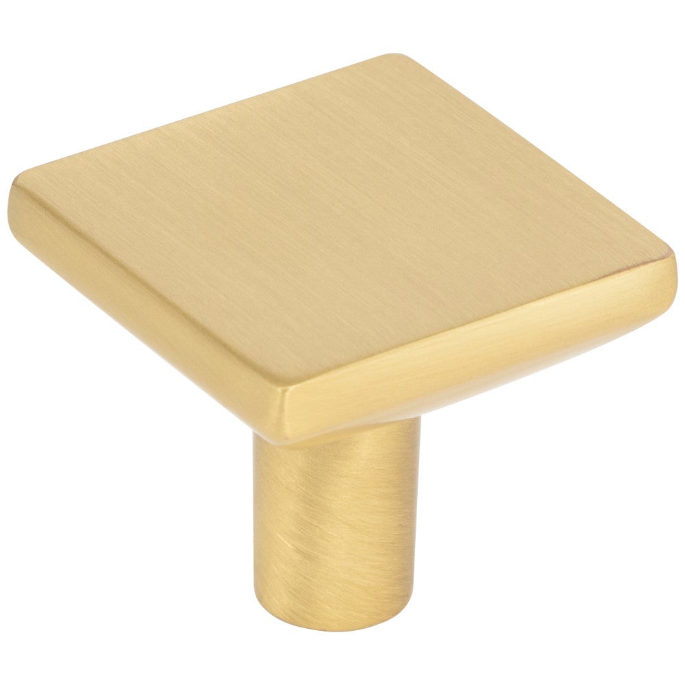 1-1/4" Overall Length Satin Nickel Walker 1 Square Knob