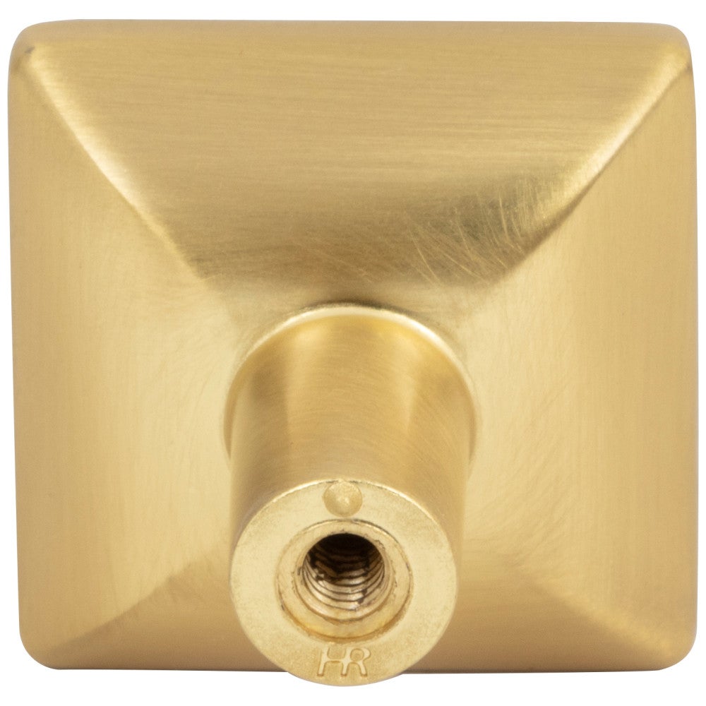 1-1/4" Overall Length Satin Nickel Walker 1 Square Knob