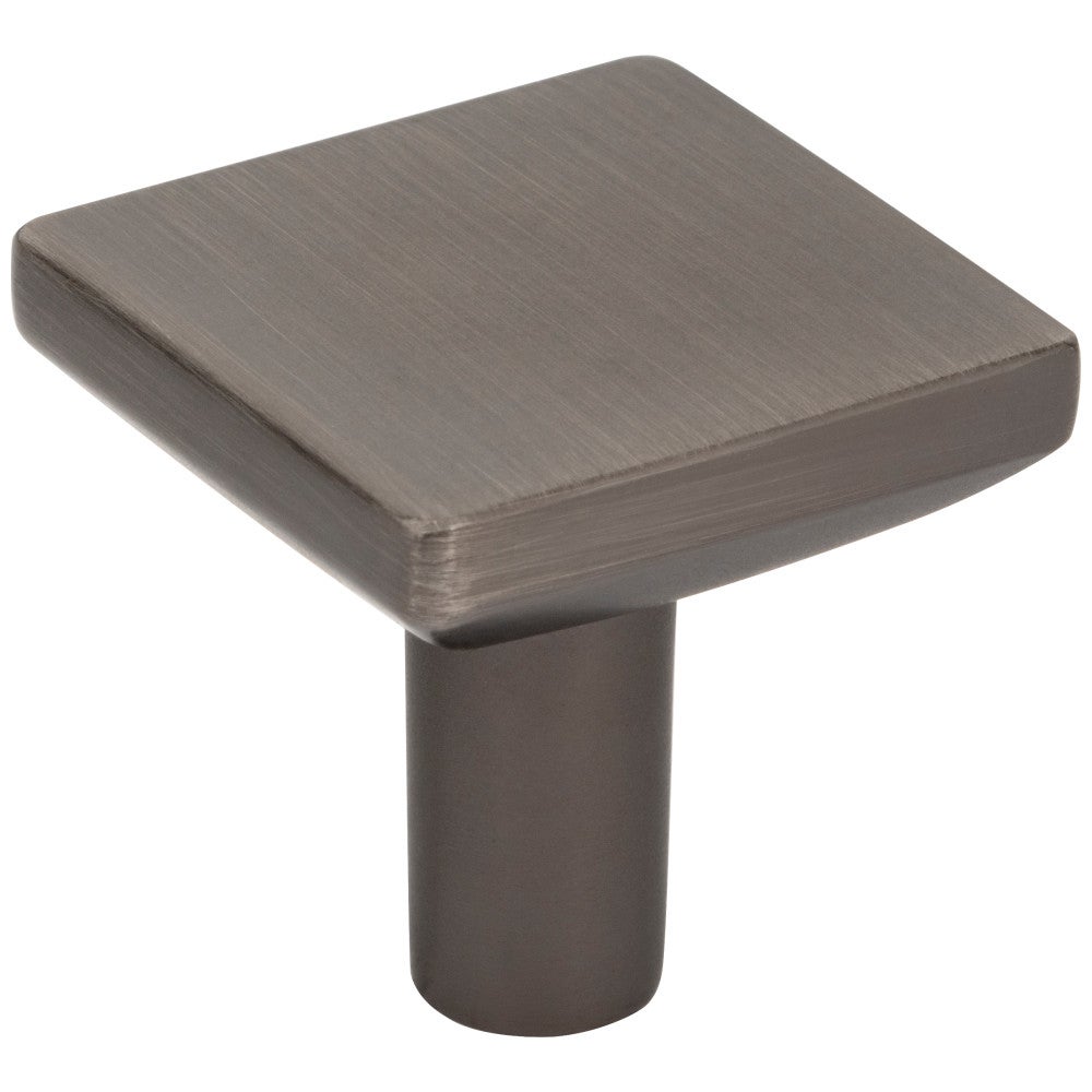1-1/4" Overall Length Satin Nickel Walker 1 Square Knob