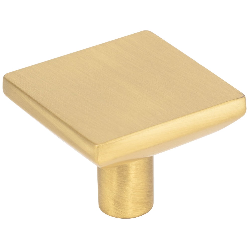 1-1/4" Overall Length Satin Nickel Walker 1 Square Knob
